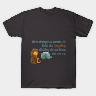 Hedgehog and cactus T-Shirt